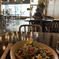 Plantain nachos  at Mantra Kitchen in Houston