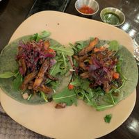 Korean BBQ tacos at Mantra Kitchen in Houston