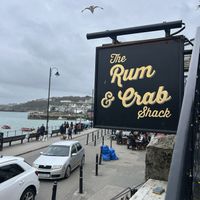 Views  at The Rum & Crab Shack in St Ives
