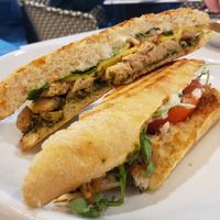 Arugula Pesto Chicken Panini at Coco Bistro & Bar in Chapel Hill