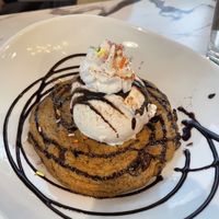 Chocolate chip cookie with ice cream   at Coco Bistro & Bar in Chapel Hill