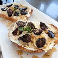 Whipped feta and fig toast   at Coco Bistro & Bar in Chapel Hill