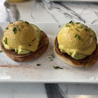 Vegan eggs Benedict-amazingg  at Coco Bistro & Bar in Chapel Hill