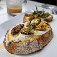 Whipped Feta and Fig Toast at Coco Bistro & Bar in Chapel Hill