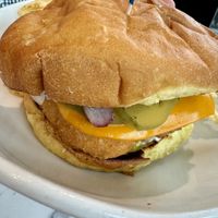 Crispy chicken sandwich   at Coco Bistro & Bar in Chapel Hill