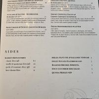 Dinner Menu - July 2026 at Coco Bistro & Bar in Chapel Hill