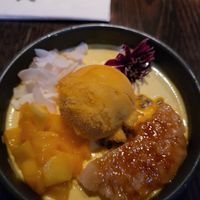 Veganes Mango Panacotta at AKI in Valletta