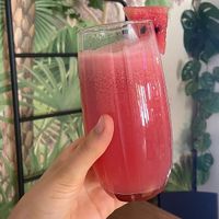 Blissly pink with grapefruit love it  at The Sane Sister  in Willemstad