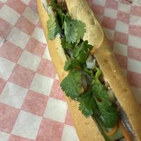 Vegan bahn mi! So good!  at Mamma Hai in Syracuse