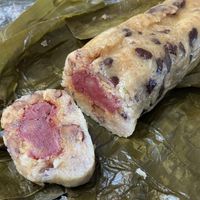 One year anniversary special menu, house made banana rice cake!  at Mamma Hai in Syracuse