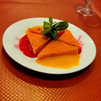 Alva.  Mango and rose flavors.  Direct from Sri Lanka at SP Restaurant in Bourges