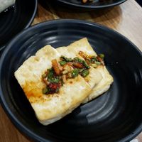 Pan-fried tofu (side dish) at Duri Doomby - 두리둠비 in Jeju