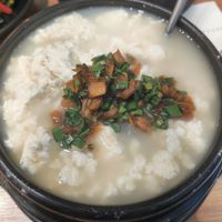Silk tofu soup at Duri Doomby - 두리둠비 in Jeju
