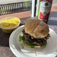 Mountaineer Burger  at The Loopy Leaf in Charleston
