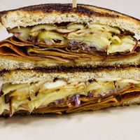 Grilled ham and Gouda   at The Loopy Leaf in Charleston