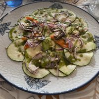 Carpaccio de calabacín   at La Mia Mamma in Ciudad Real