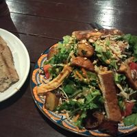 Tofu salad at Vegan Way in Pokhara