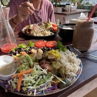 The VEGAN DELIGHT plate  at Vegan Way in Pokhara