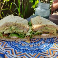 BALT sandwich (still dreaming of this) at Vegan Way in Pokhara