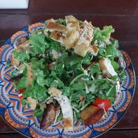 Tofu salad at Vegan Way in Pokhara