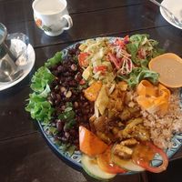 Vegan delight, so tasty :) at Vegan Way in Pokhara