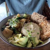 Hoisin tofu bowl   at Vegan Way in Pokhara