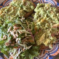 Avocado on sourdoughh  at Vegan Way in Pokhara