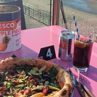 I asked for the 'Vegetariana' without the cheese at Byron's in Port Erin