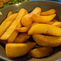 Triple cooked chips at Finsley Gate Wharf in Burnley