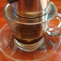 Vietnamesischer Kaffee mit veganer Kondensmilch at My Hao in Nuremberg