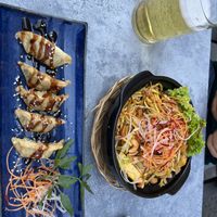Gyoza and Cashew noodles   at My Hao in Nuremberg