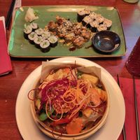 Sushi and steamed udon at My Hao in Nuremberg