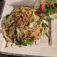 Fried noodles at My Hao in Nuremberg