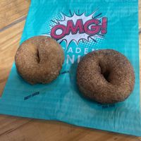 Spicy Ranga and Coffee Yum Yum donuts   at OMG Decadent Donuts in Melbourne