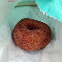 beetroot sugar doughnut at OMG Decadent Donuts in Melbourne