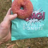 Three ordered, only one left for the photo 😋   at OMG Decadent Donuts in Melbourne