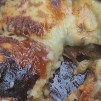 Vegan mousaka at The Rouga in Thessaloniki