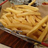 French fries (ask without mayonnaise) at The Rouga in Thessaloniki