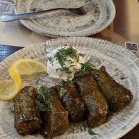 dolmadakia (ask with no yogurt) at The Rouga in Thessaloniki