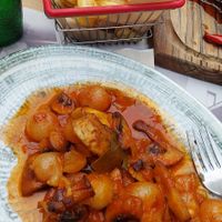mushroom stifado at The Rouga in Thessaloniki