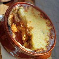 Vegan moussaka at The Rouga in Thessaloniki