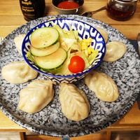 Momos at Himalaya Burger in Zurich
