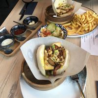 vegan burger  at Himalaya Burger in Zurich