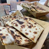 Mushroom & spinach gozlemes  at Magic Kitchen in Athens