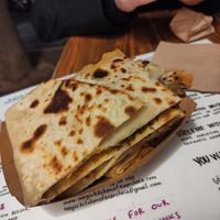 Gozleme with potato and greens at Magic Kitchen in Athens