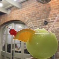Honeydew daquiri  at Gumbo Shop in New Orleans