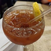 Cajun bloody mary, very good! at Gumbo Shop in New Orleans