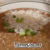 White bean gumbo. at Gumbo Shop in New Orleans