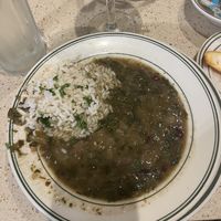 gumbo with herbes   at Gumbo Shop in New Orleans