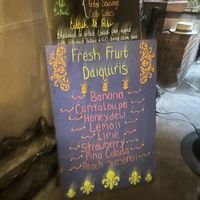 yummy daiquiri flavors   at Gumbo Shop in New Orleans